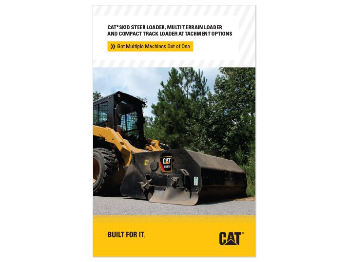 Cat Skid Steer Loader And Compact Track Loader Attachment Options