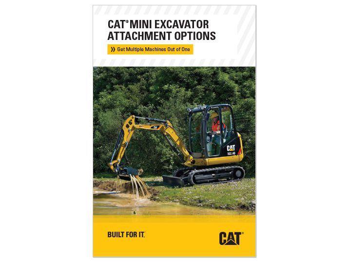 Cat Mini Excavator Attachment Options