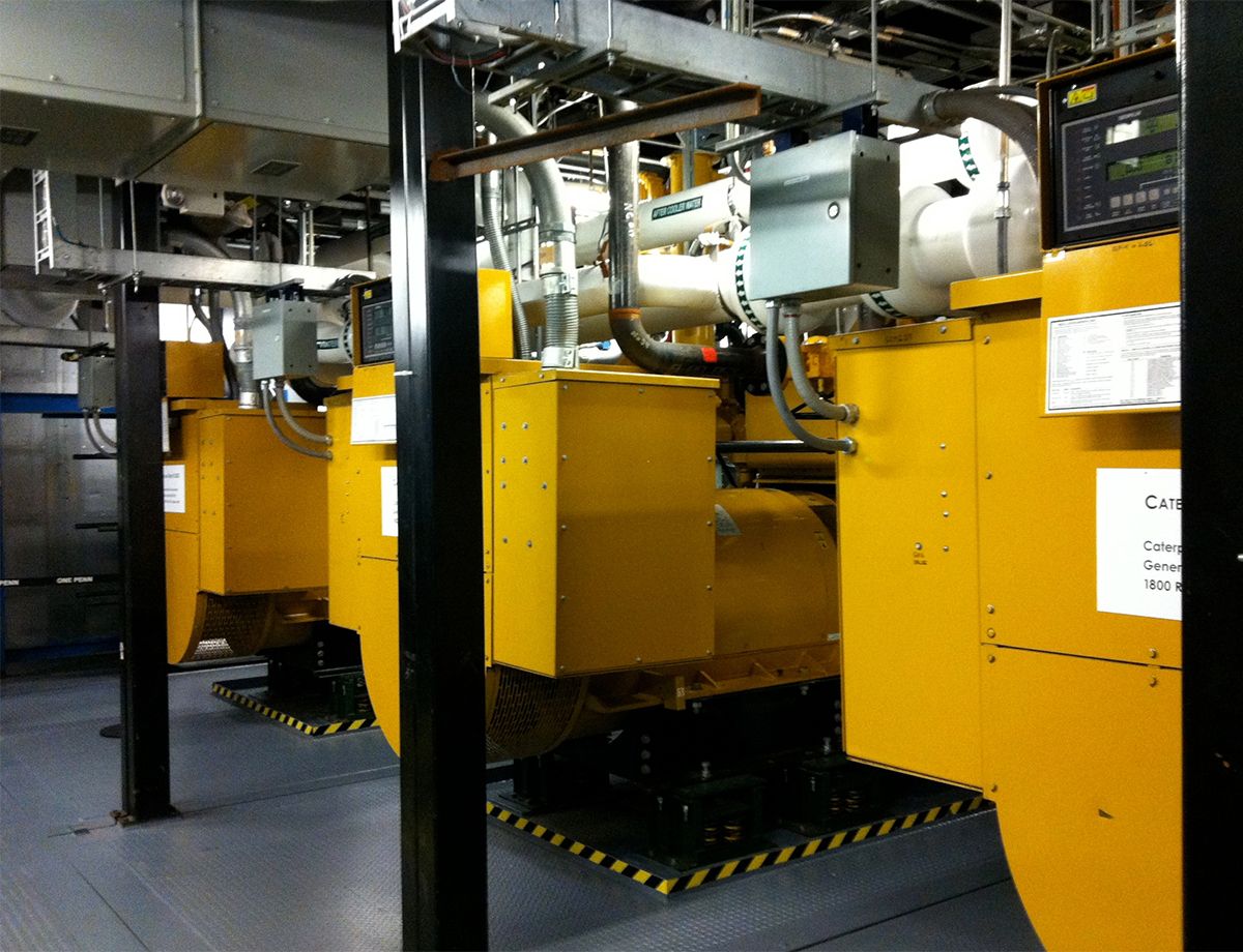 Three Cat® 3520C Generator Sets