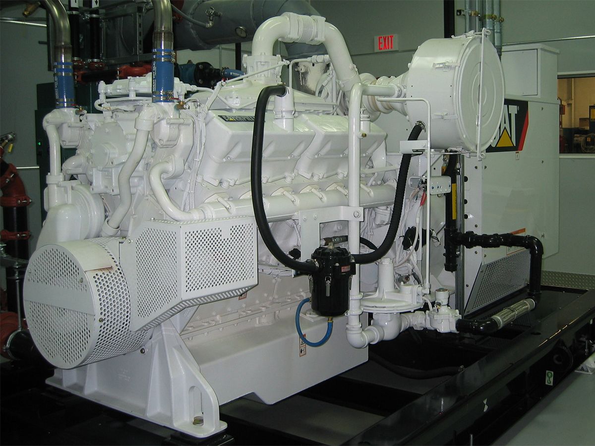 PEPCO selected a Cat ® G3412C generator set for its cogeneration plant. 