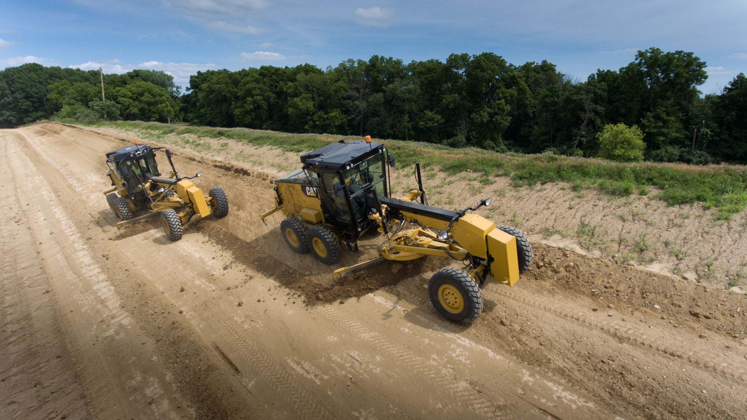 全新 Cat 120 動力平地機