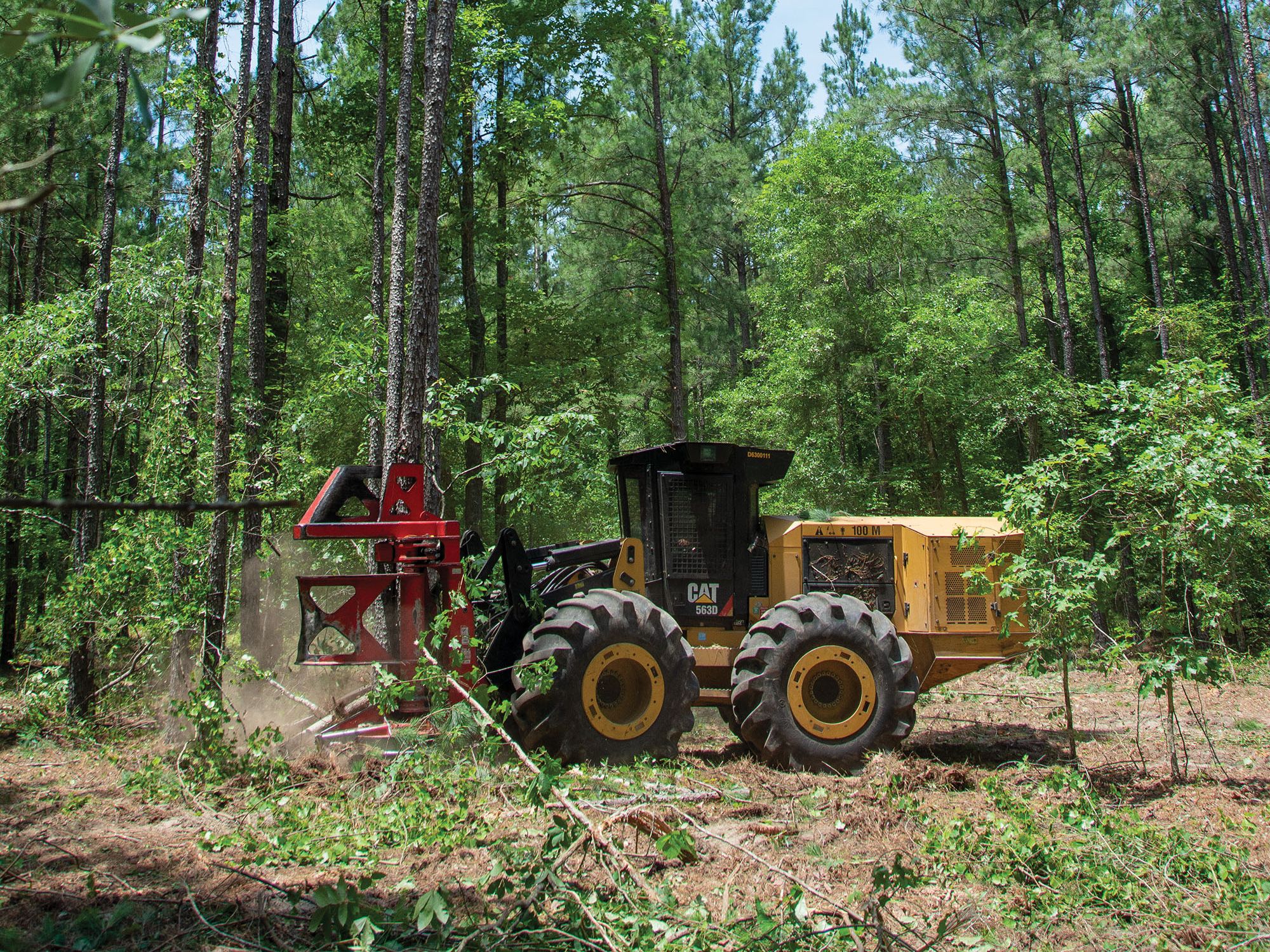 563D Wheel Feller Buncher