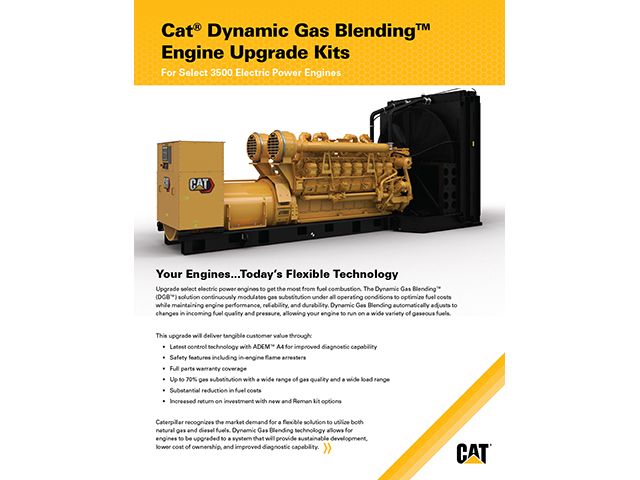 Dynamic Gas | Generator Sets | Cat | Caterpillar