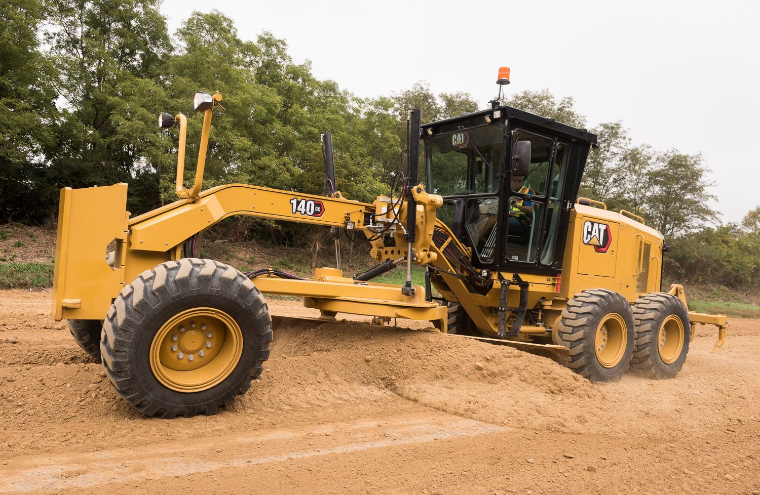 The new Cat 140 GC motor grader