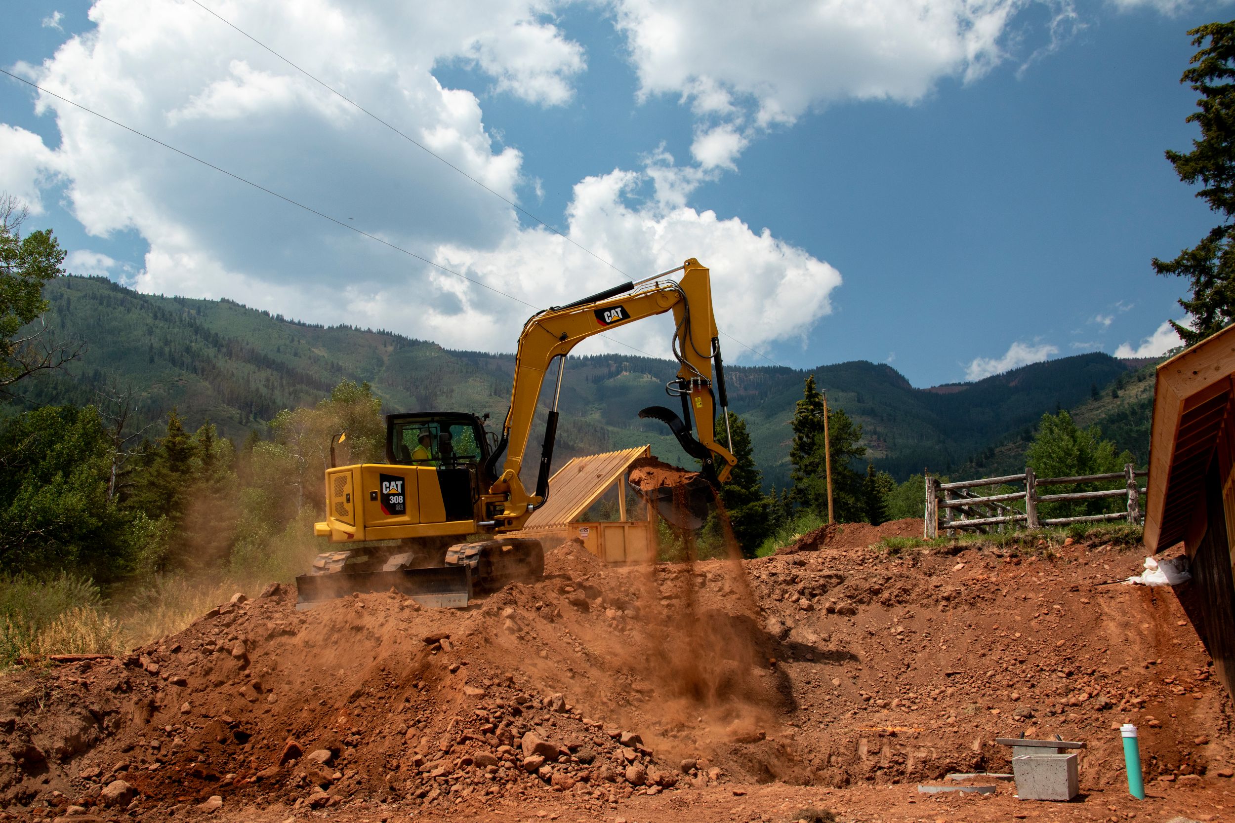 Savage Excavation was one of the first companies to try out one of the Next Generation Cat Mini Excavators—the 308 CR. 