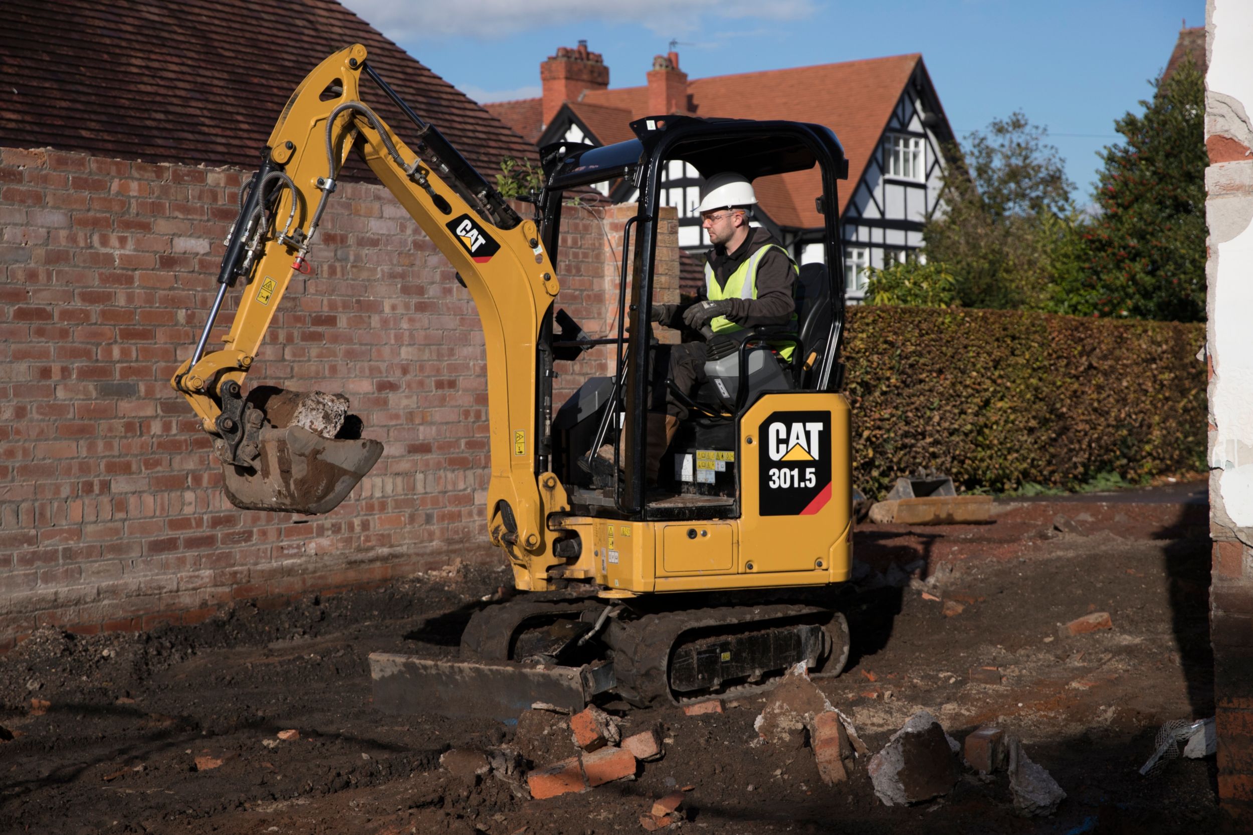 The new Cat 301.5 Next Generation mini excavator