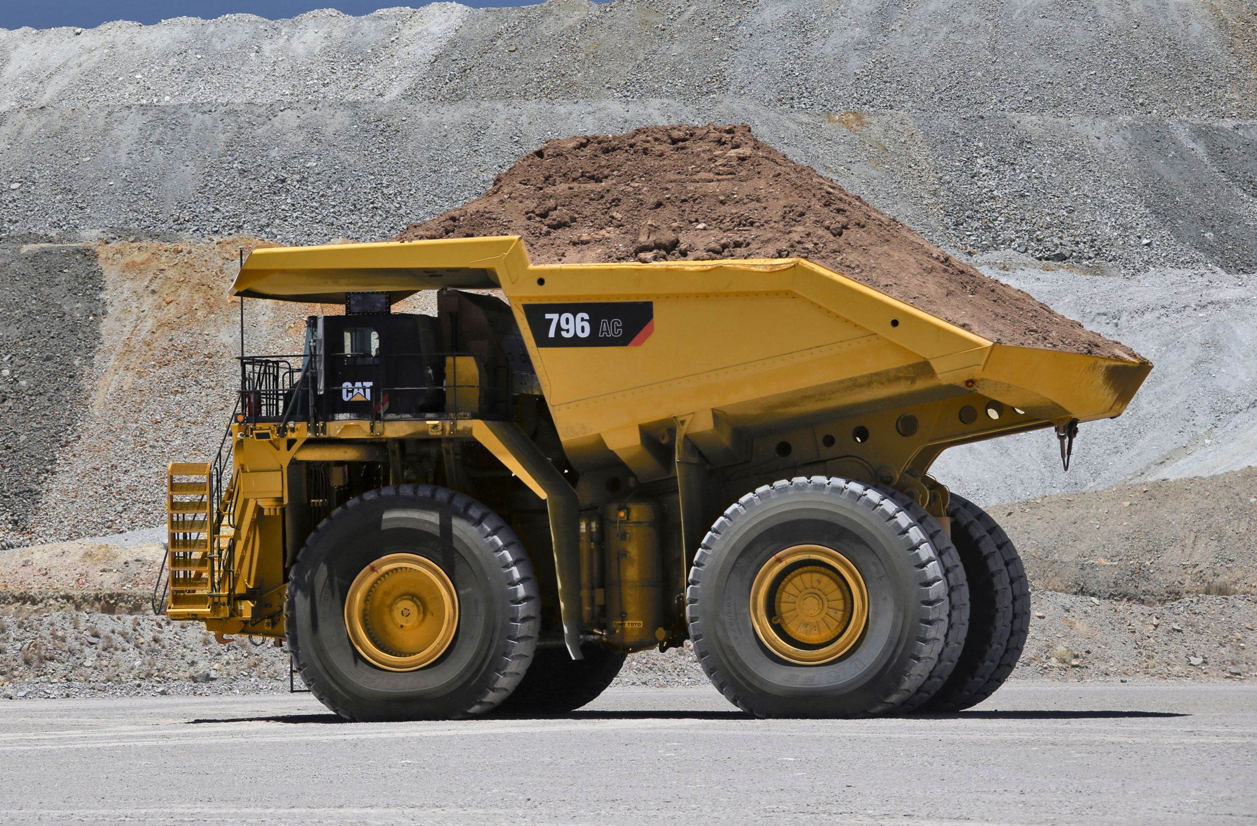 Cat 796 AC mining truck.