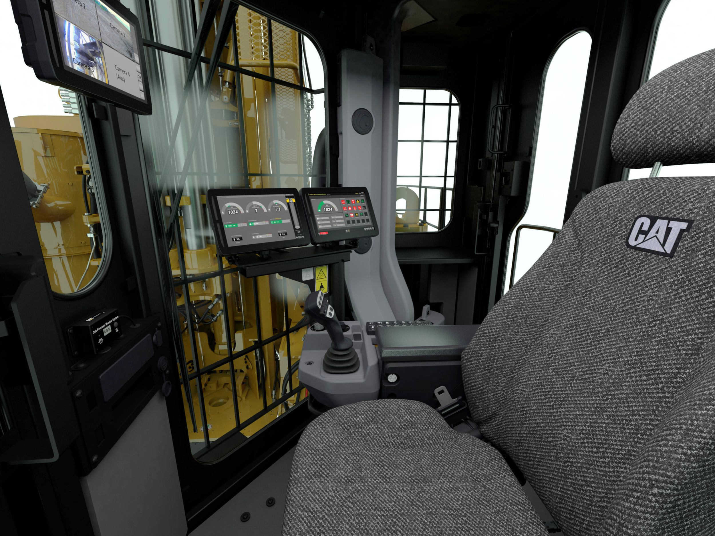 Cat MD6200 Drill interior