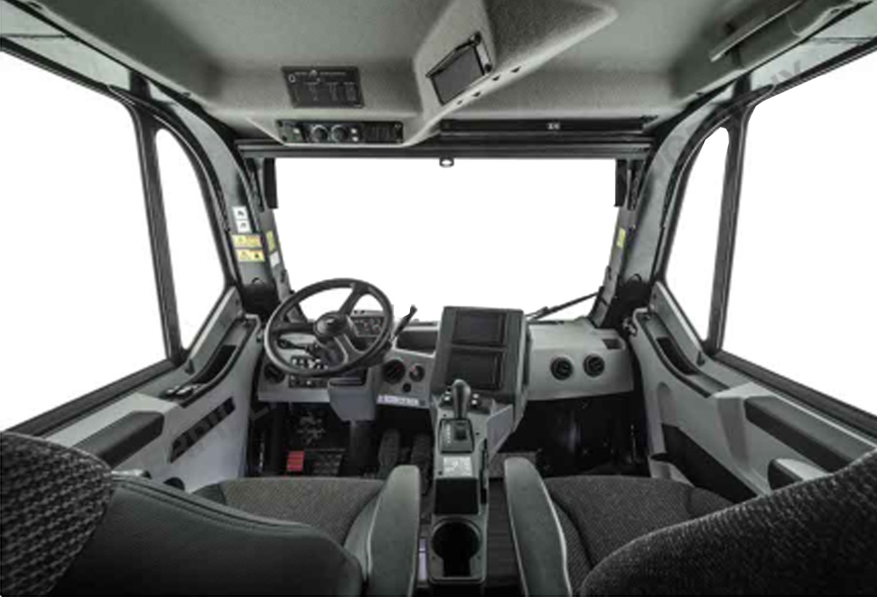 The cab of the new Cat 777G off-highway truck