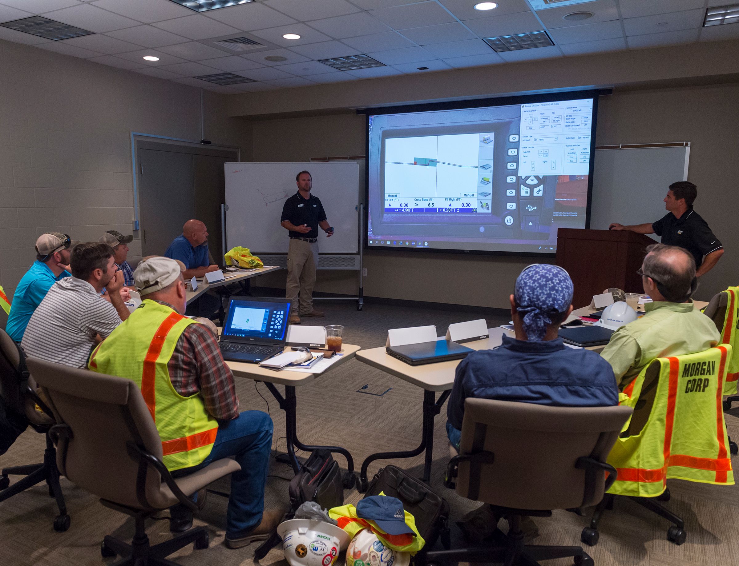 These courses are designed to help operators learn beginning through advanced operating principles and techniques. - Caterpillar Training Coordinator Josh Hayes.