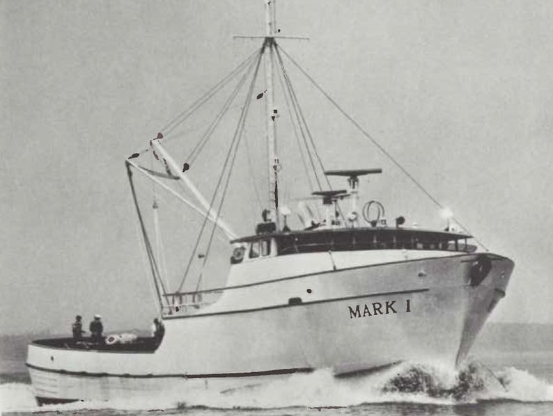MARK I	Einar Pedersen of Seattle bought a Cat D13000 in the mid-1940s for his boat Susan, then repowered in 1961 with a D343. For his new boat, Pedersen chose Caterpillar again. “In commercial fishing, dependability is all-important. Cat engines always bring me home.”