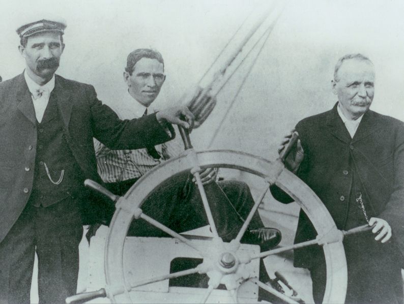 O'Hara Corporation dates back to 1903. Founder Francis J. O'Hara Jr. (2nd) is pictured in the middle with his father, Francis J. O'Hara Jr. (1st), to the right.