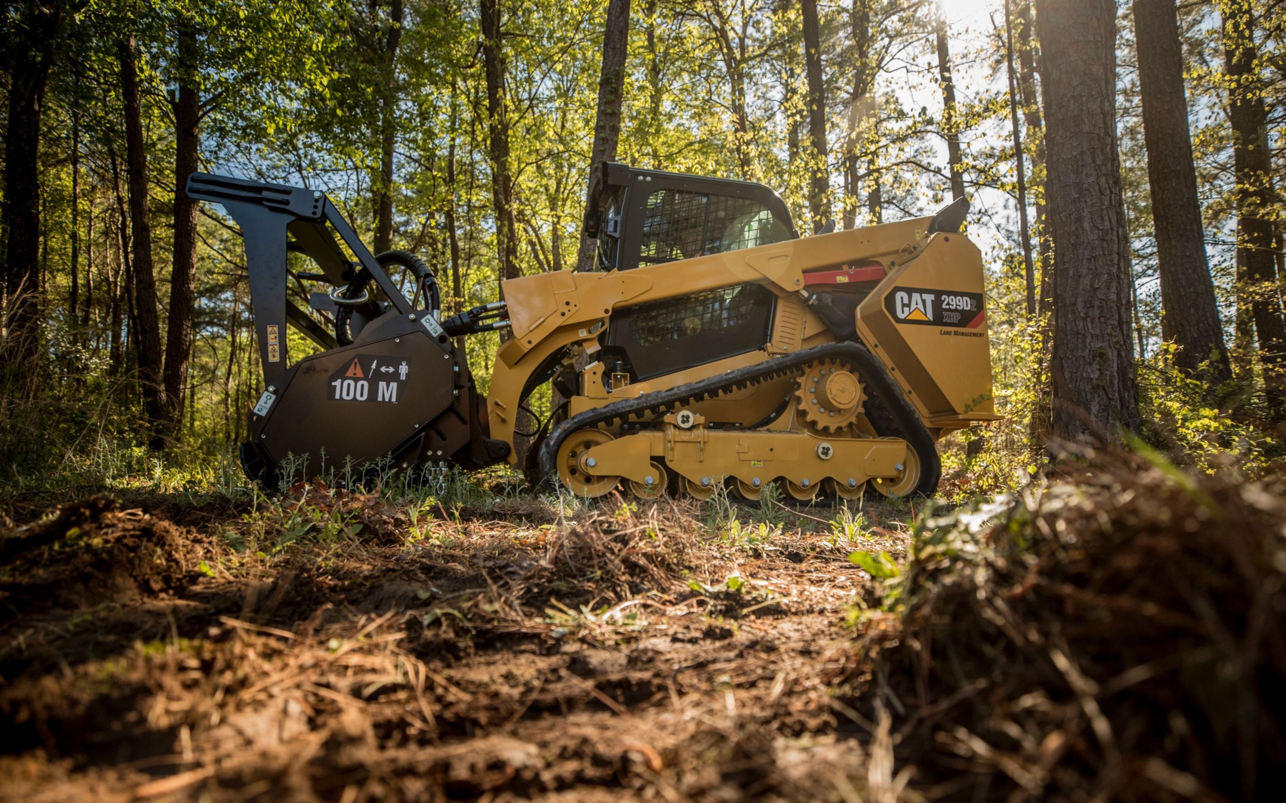 Chargeuse à chaînes compacte de gestion des terres 299D2 XHP Cat