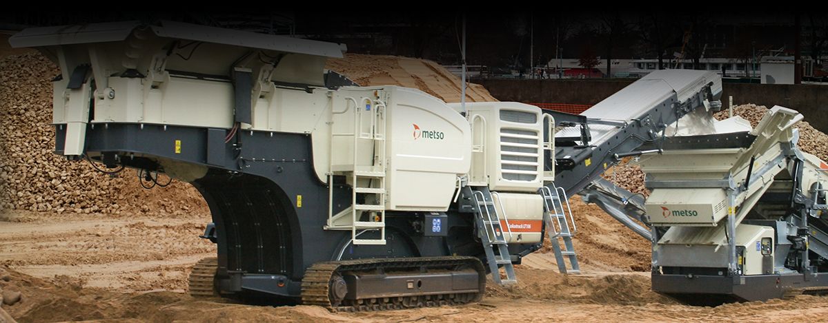 METSO CORPORATION - Powerful mobile crushing plant