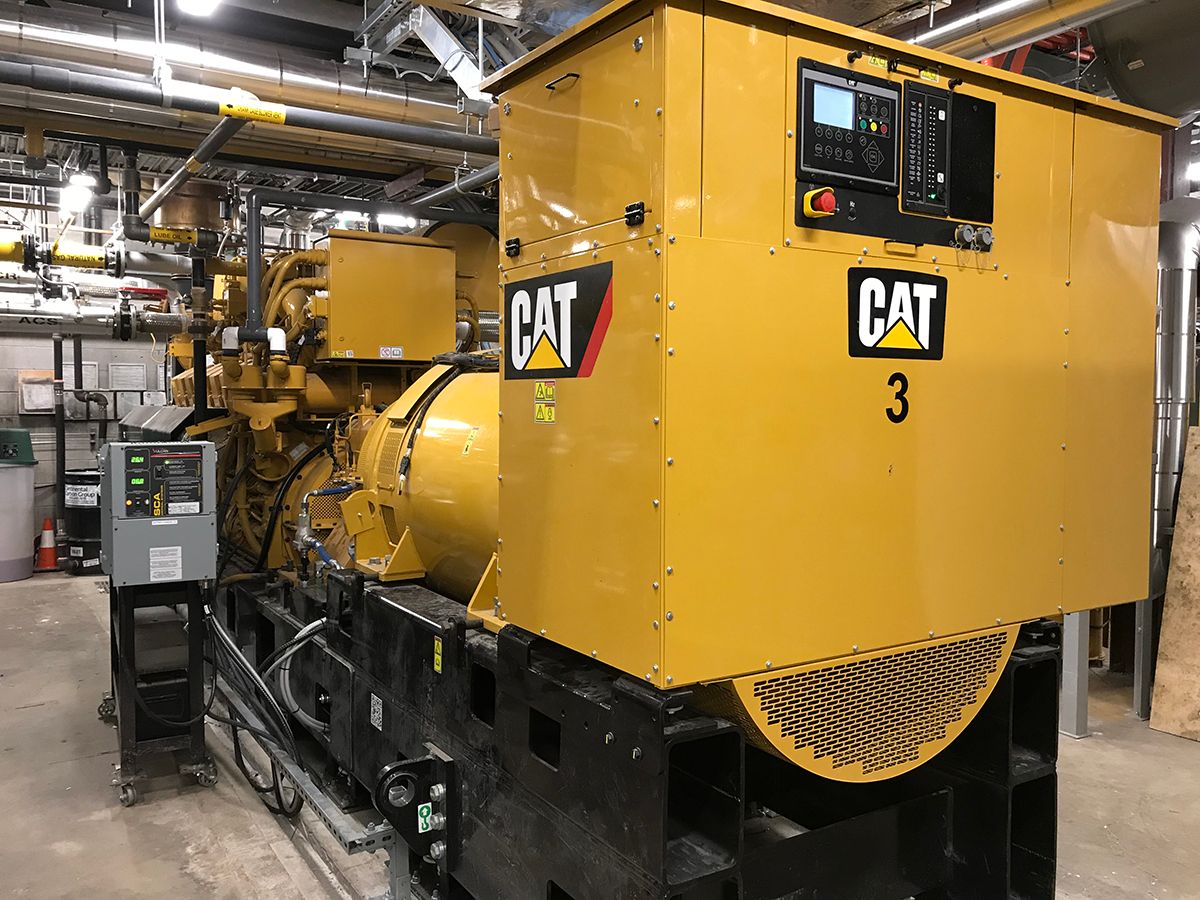 Cat® G3516H generator sets power university and research facility.