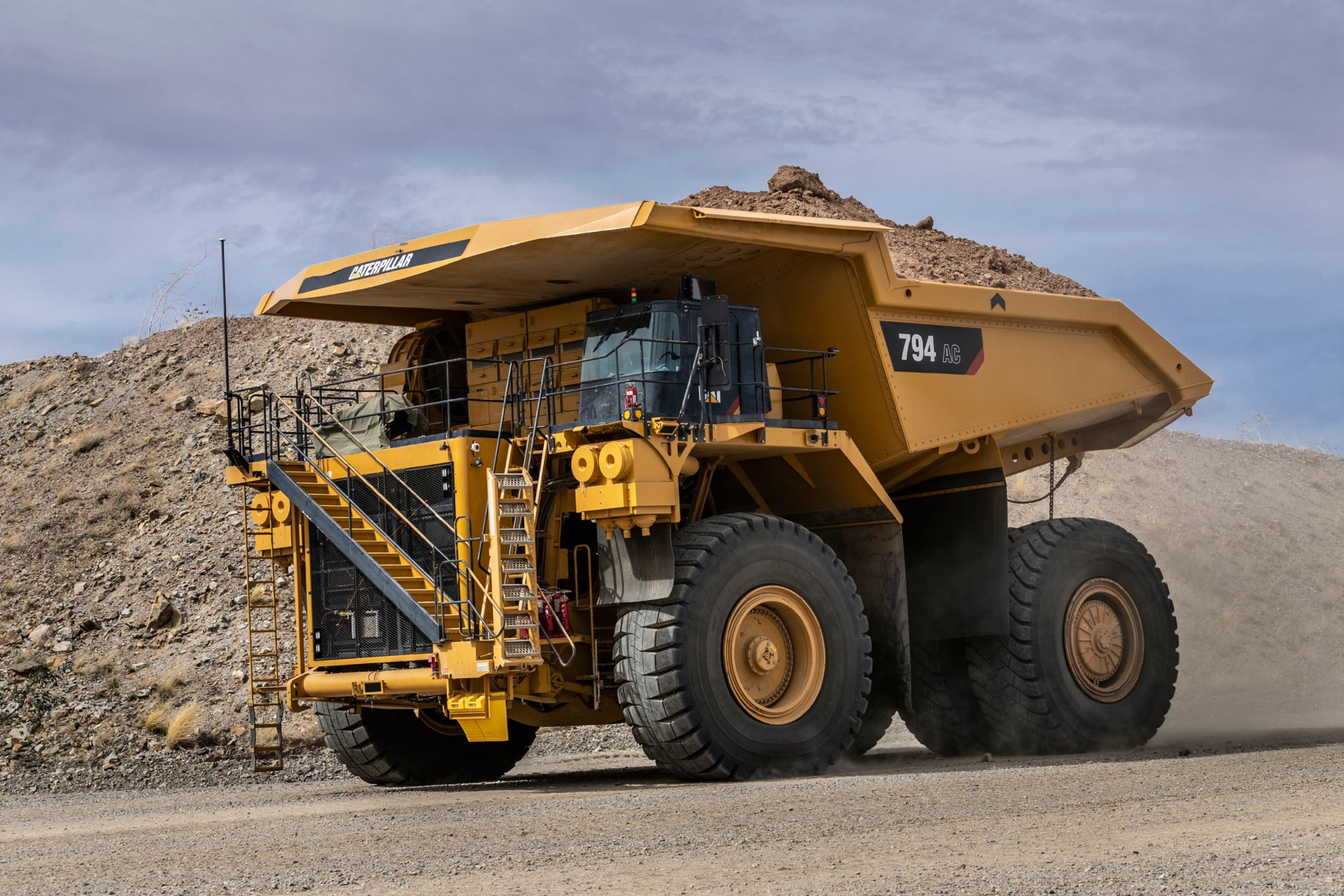 Cat 794 AC Tier 4 Final truck in mine trials