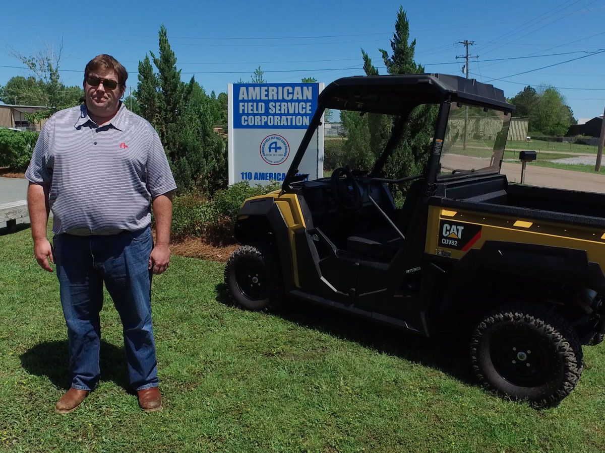 American Field Service loves the quietness and spaciousness of the 5-seat Cat UTV. 