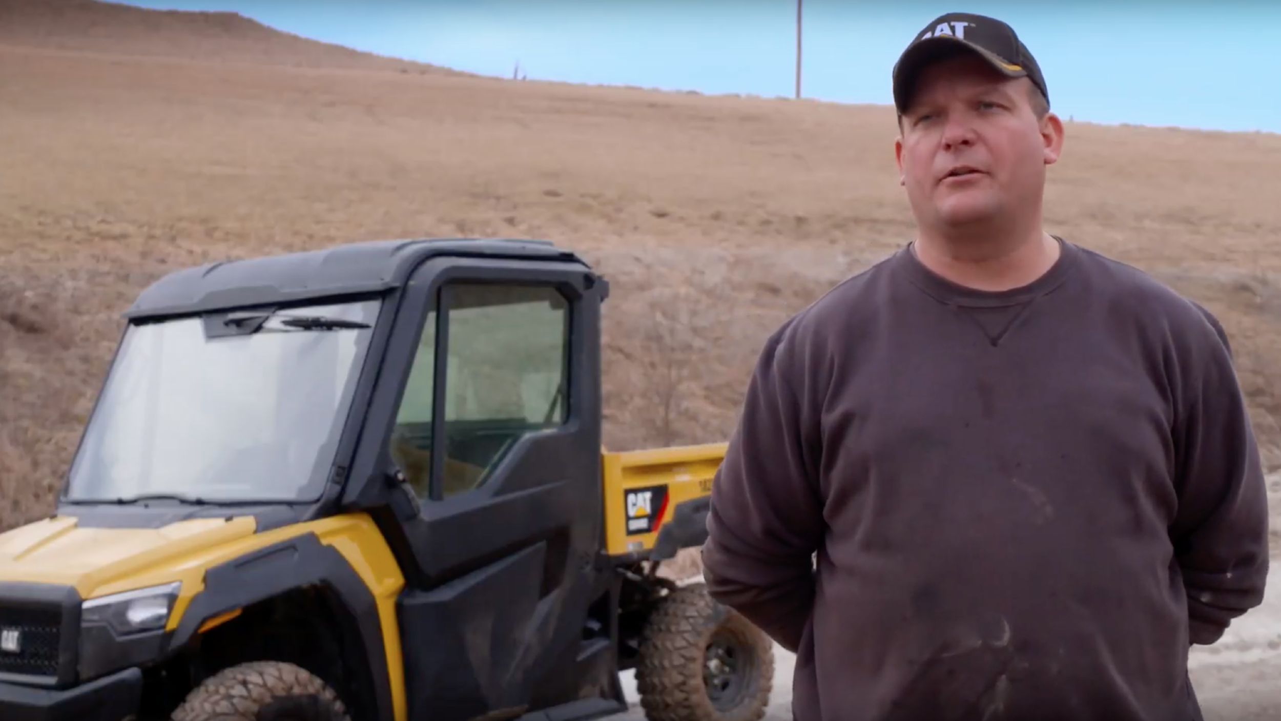 Peoria Disposal Company uses the Cat UTV to get work done in tough environments. 