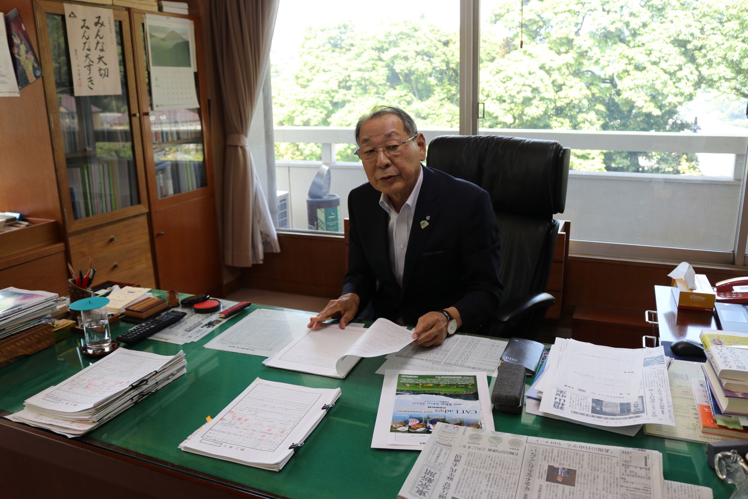 箱根町町長 山口昇士氏