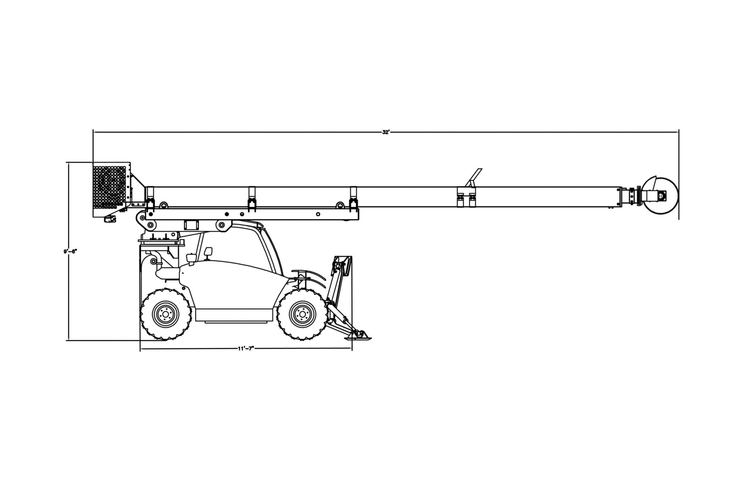 Skytrim Mini 55TH, Mechanical Tree Trimmer