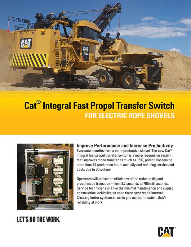 integral fast propel transfer switch