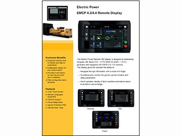 EMCP 4 Generator Set Controls | Cat | Caterpillar
