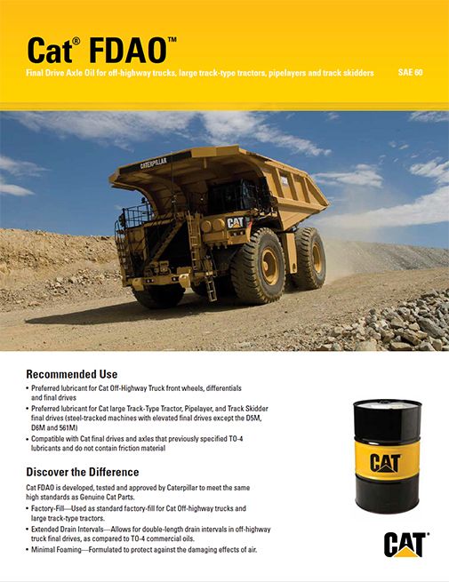 Cat Oils Cat Caterpillar