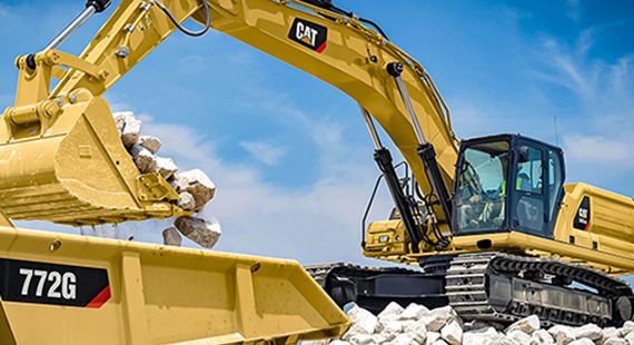 45 toneladas excavadoras