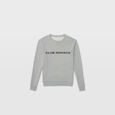 club monaco crest sweatshirt