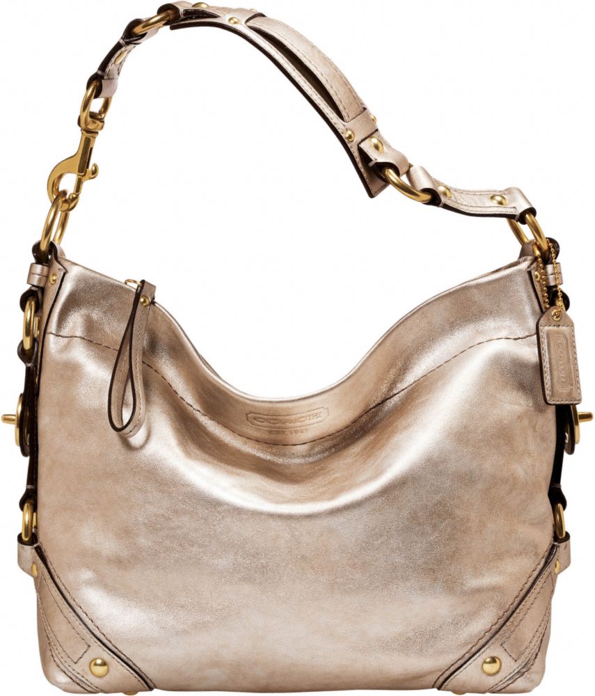 Coach Official Site - CARLY METALLIC from coach.com