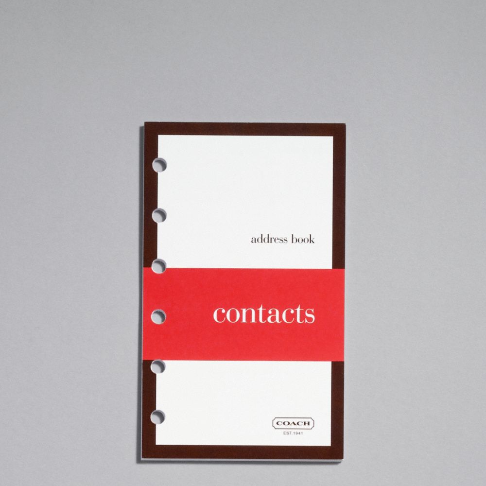Small Ring Address Book $8.00