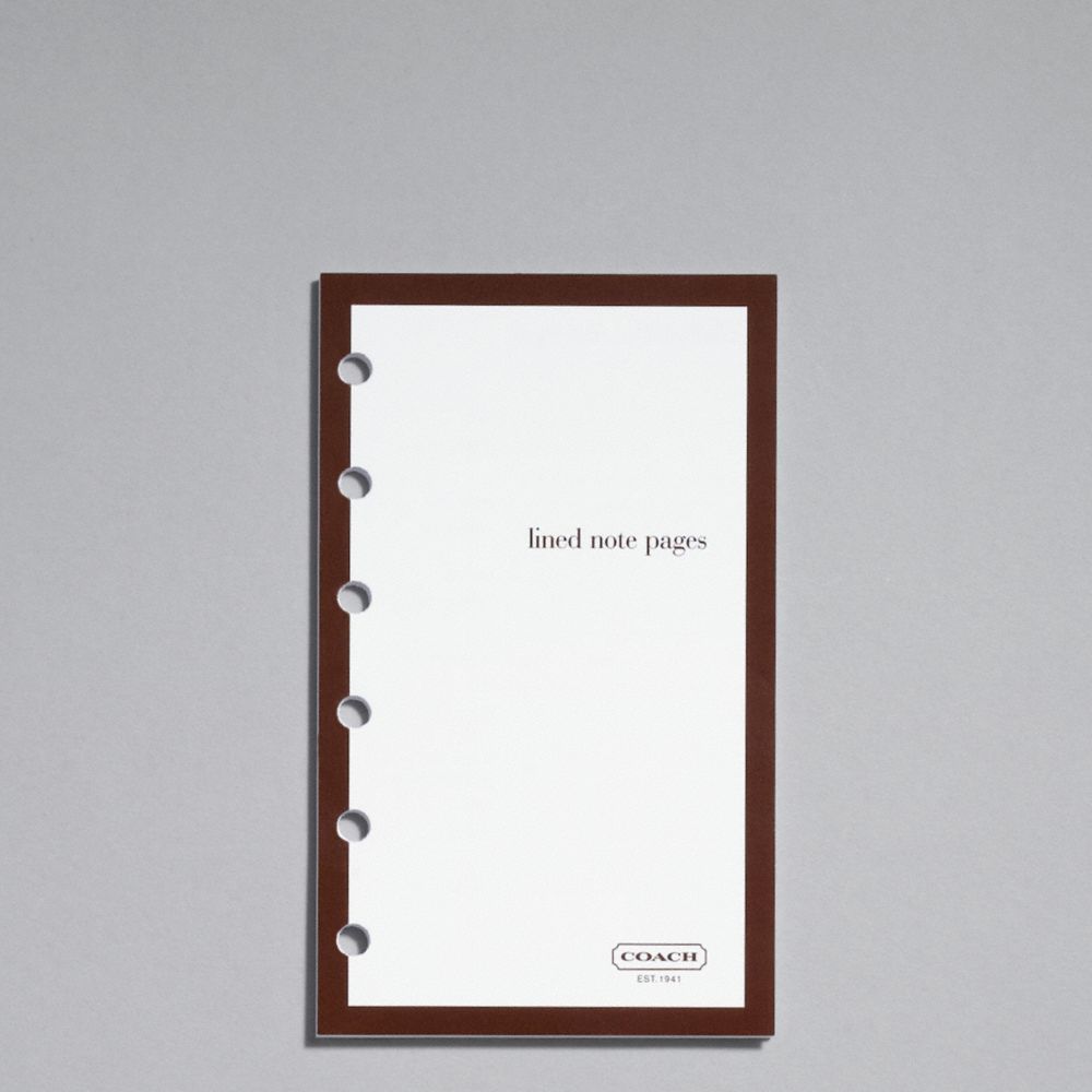 Small Ring Lined Paper $8.00