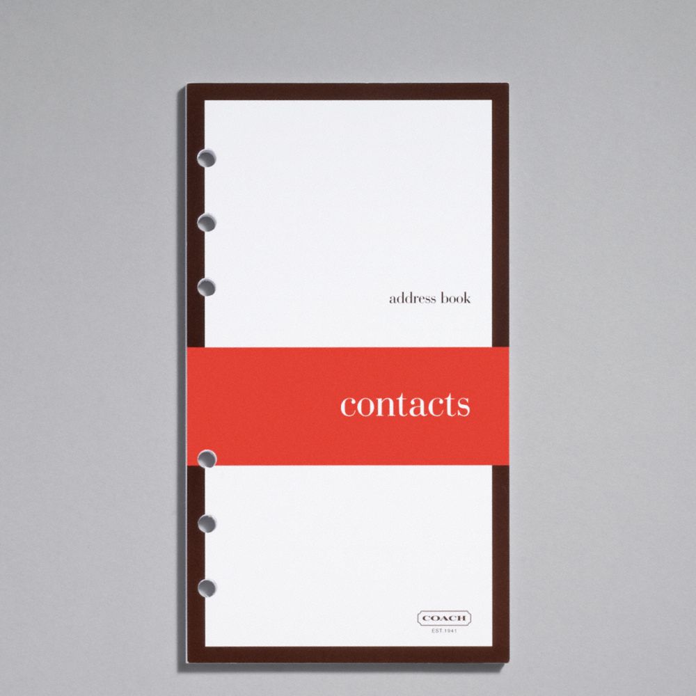 Medium Ring Address Book $8.00