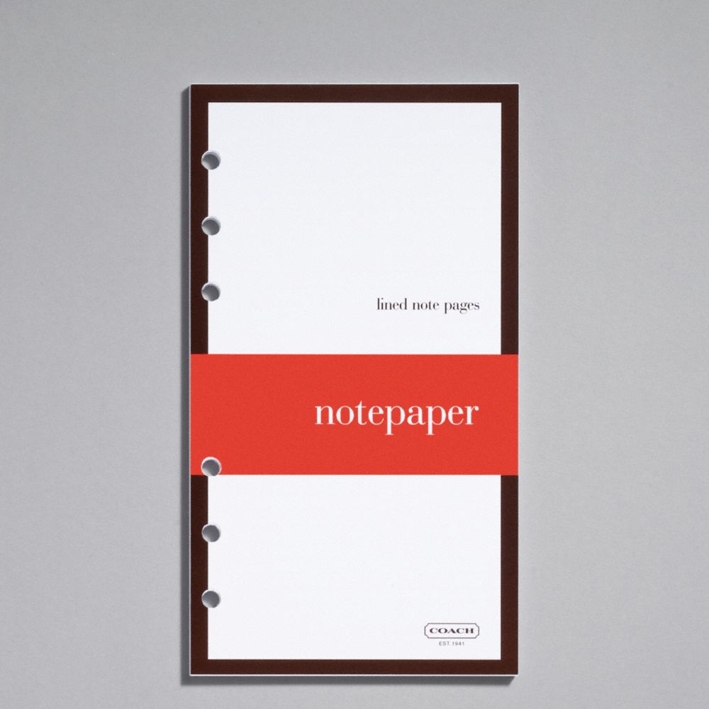Medium Ring Lined Paper $8.00