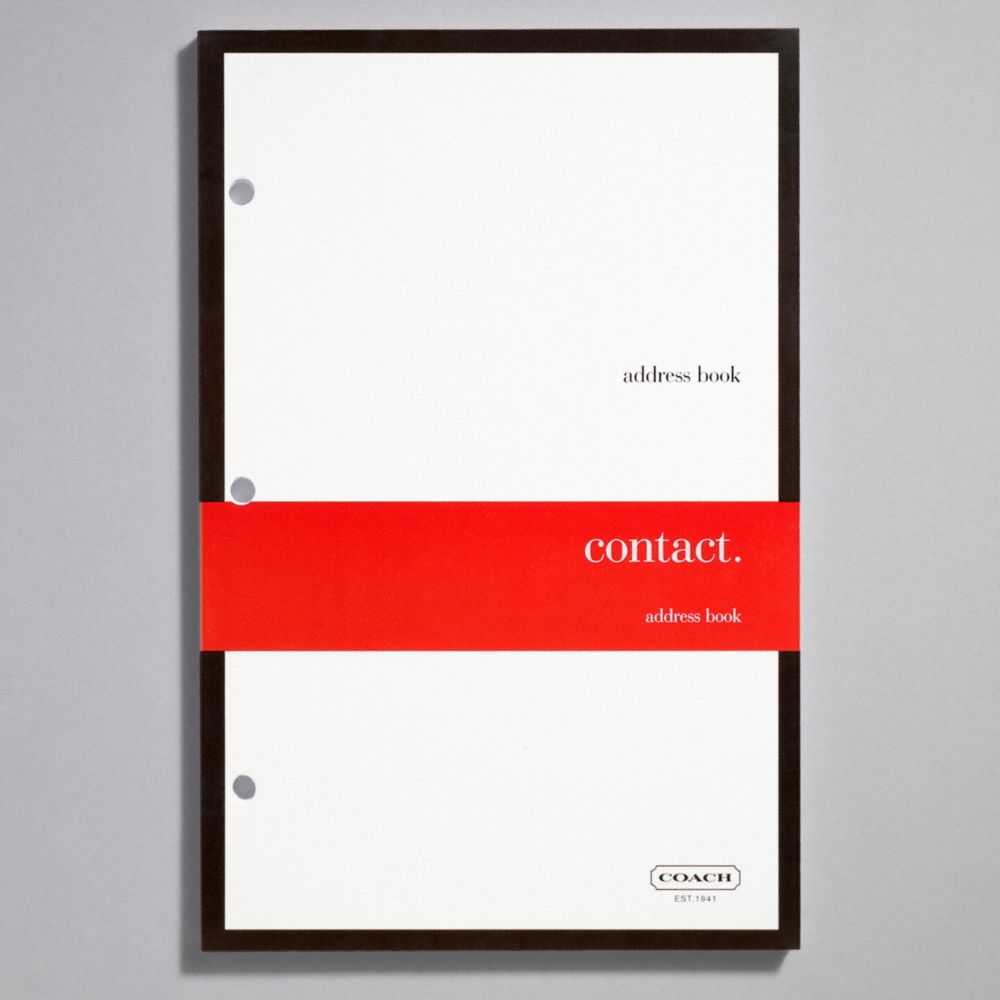 Large Ring Address Book $10.00