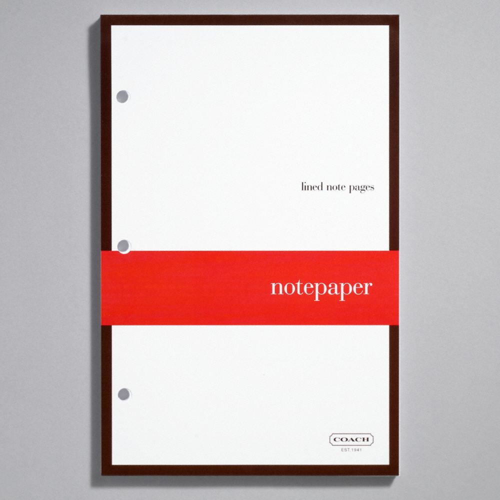 Large Ring Lined Paper $10.00