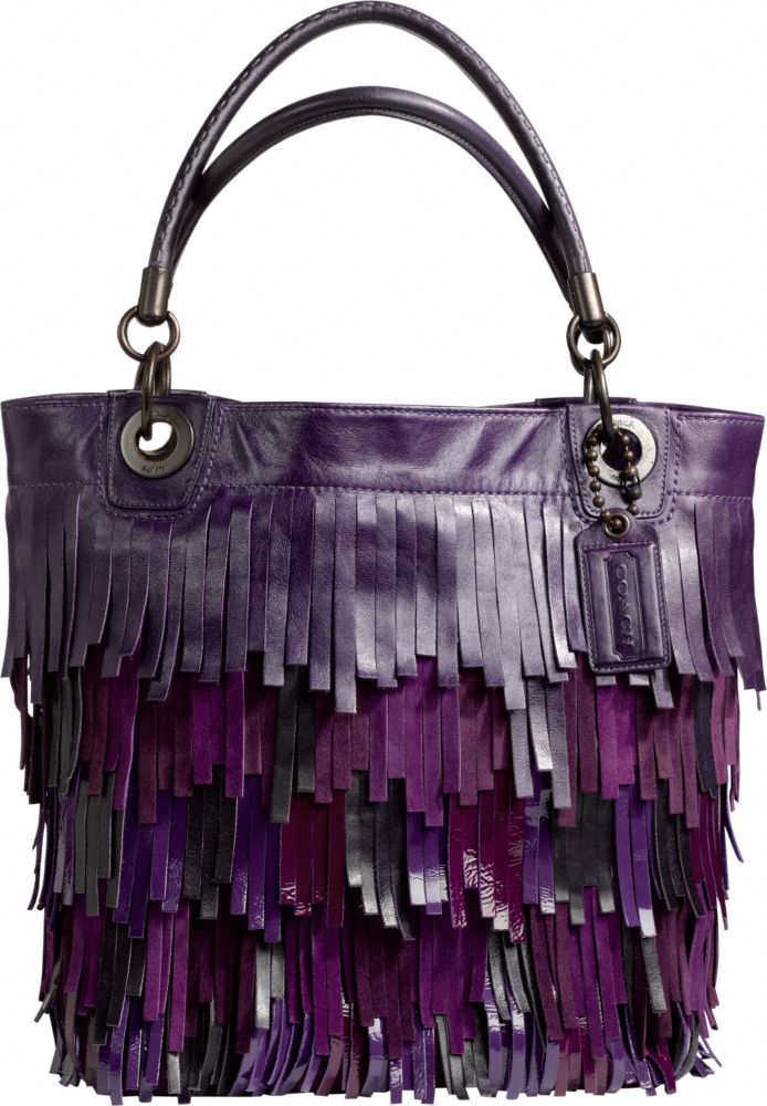 Coach Official Site - MADISON FRINGE TOTE from coach.com