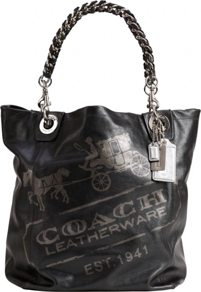 Coach Official Site - MADISON 1 POINT HORSE AND CARRIAGE PRINT TOTE :  and shoes leather goods madison