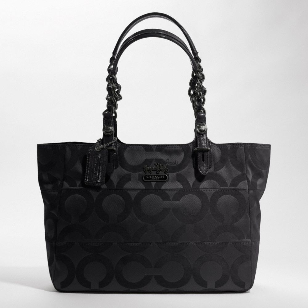 Tribeca Op Art Sateen Tote $268.00