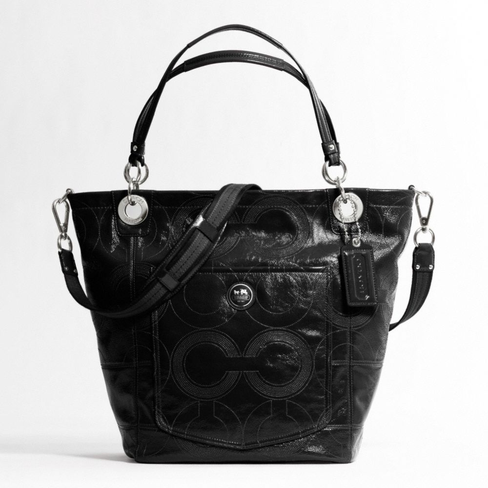 Alex Stitched Patent Large Tote $398.00