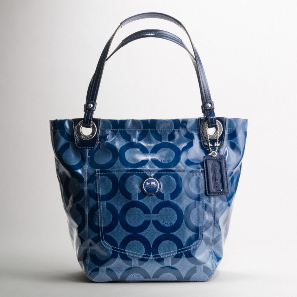 Alex Coated Op Art Tote $248.00