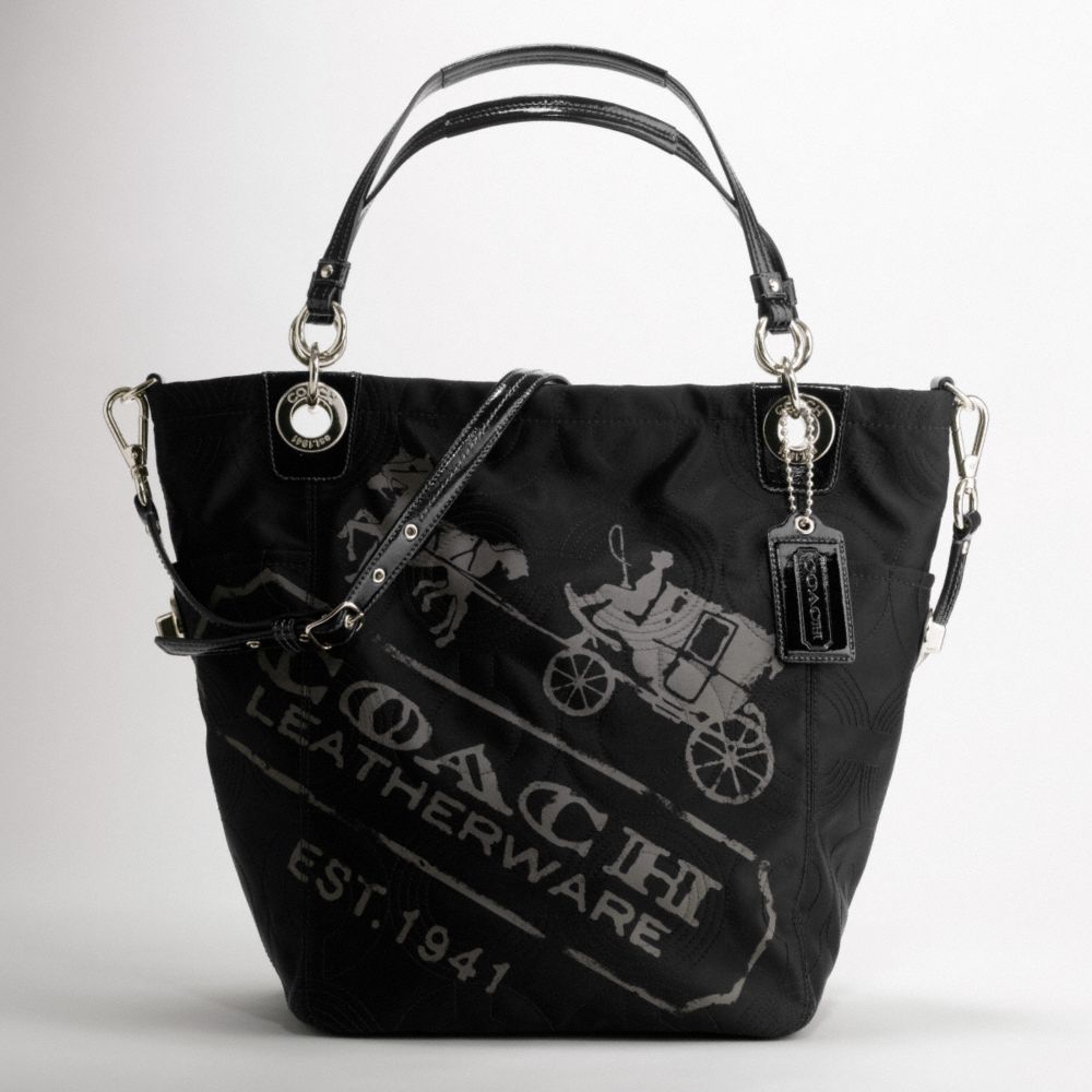 ALEX OP ART QUILTED PRINTED LARGE TOTE $348.00
