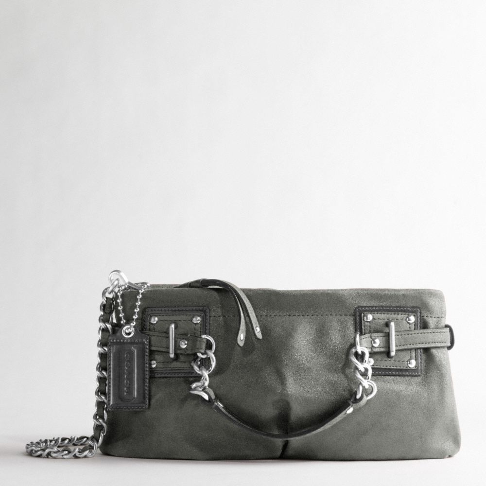 BROOKE DUSTED SUEDE CLUTCH $298.00