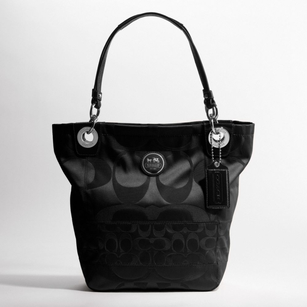 ALEX SIGNATURE SATEEN TOTE $248.00