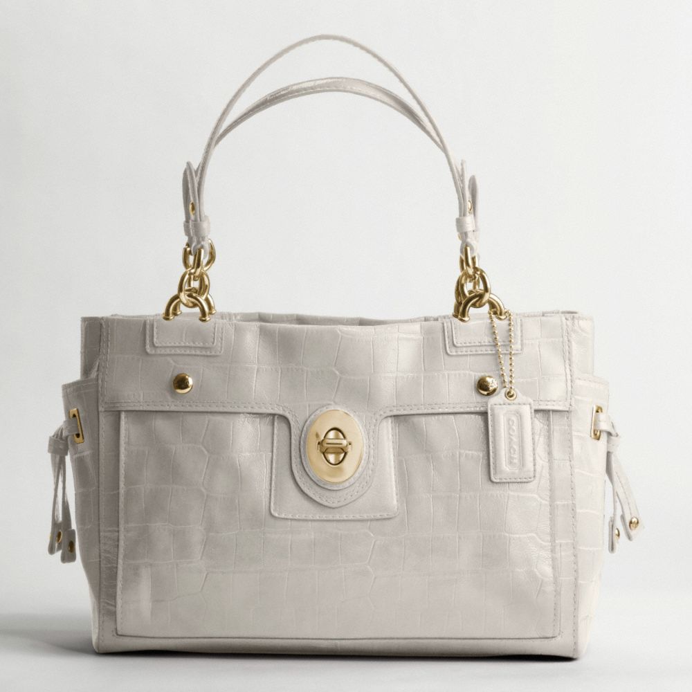 PEYTON EMBOSSED EXOTICS LARGE CARRYALL $548.00