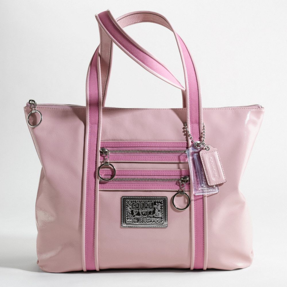 POPPY PATENT GLAM TOTE $268.00