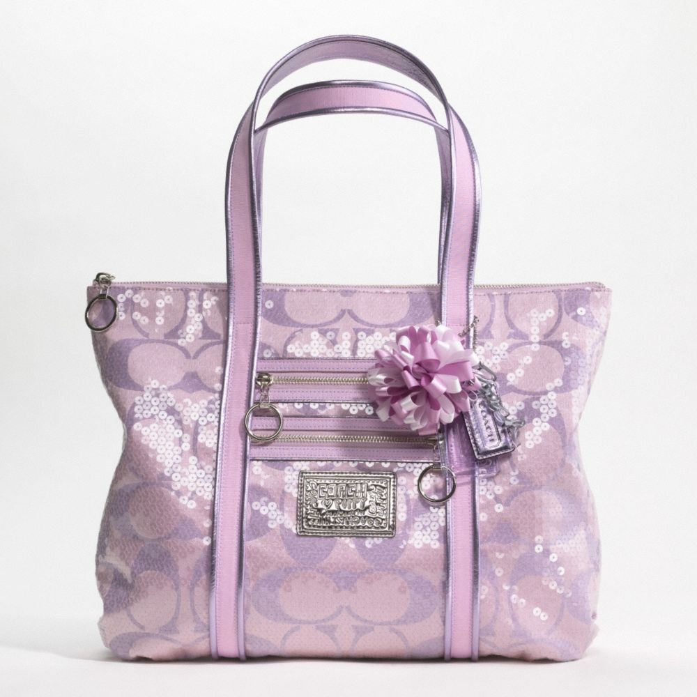 POPPY SIGNATURE SEQUINS GLAM TOTE $268.00