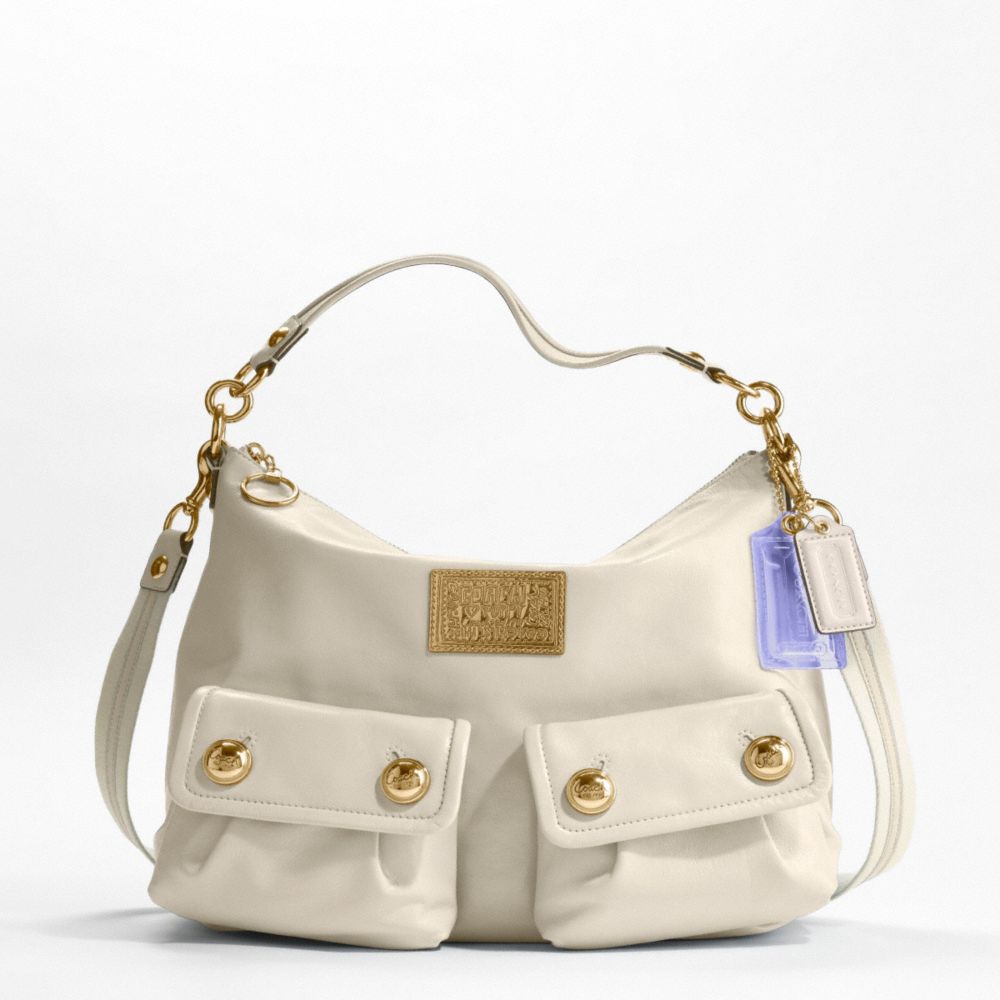 POPPY LEATHER POCKET HOBO $298.00