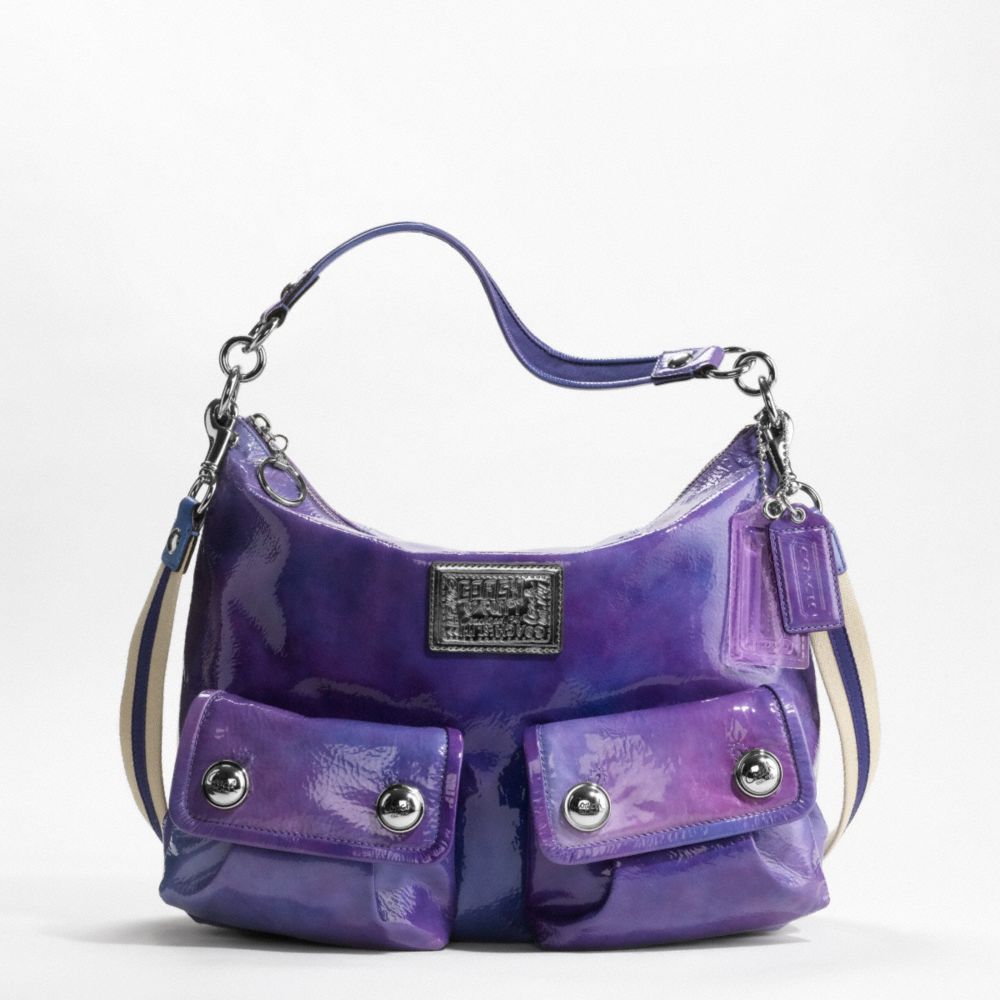 POPPY PATENT POCKET HOBO $298.00