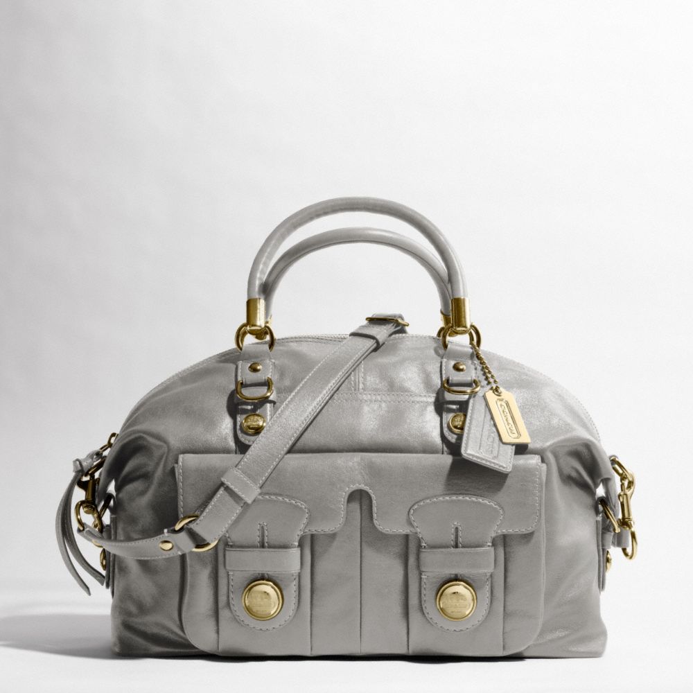 LEATHER DOME SATCHEL $698.00